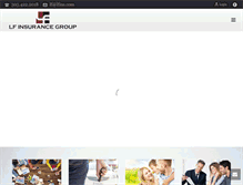 Tablet Screenshot of lf-insurancegroup.com